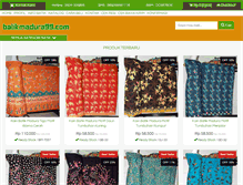 Tablet Screenshot of batikmadura99.com